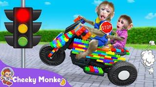 Scooter Safety Song | Traffic Safety Song Cheeky | Cheeky Monkey - Nursery Rhymes & Kids Songs