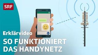 Wie funktioniert das Mobilfunknetz? – einfach erklärt | Kindervideos | SRF Kids