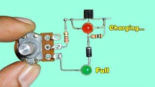 3.7v Li-ion Battery Charger With Low & Full Level Indicator