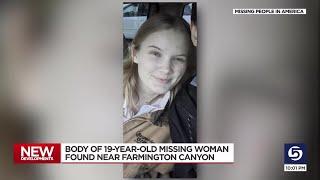 Body of missing woman found near Farmington Canyon