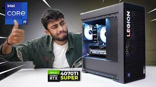 Unboxing Lenovo Legion PC  i9 14th Gen With RTX 4070TI SUPER MY New 4K Gaming & Editing PC 