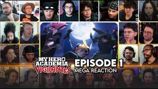 [24 Reactors] My Hero Academia : Vigilantes Episode 1 MEGA Reaction Mashup