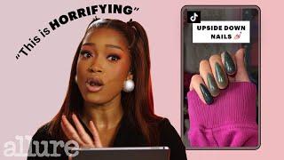 Keke Palmer Reacts to TikTok Trends | Allure