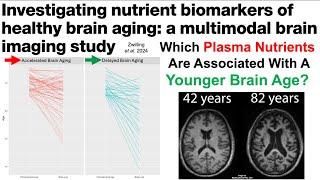 Which Nutrients Are Associated With A Younger Brain Age?