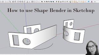 How to use Shape Bender in Sketchup || Master your SketchUp #sketchup