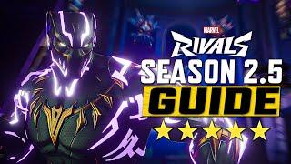 Black panther Season 2.5 beginner Guide: Play like a Pro! Marvel Rivals Guide