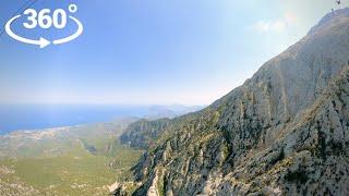 Поднимаемся на Тохталы OLYMPOS TELEFERİK - Tahtali - VR 360° 5K Video - Горы