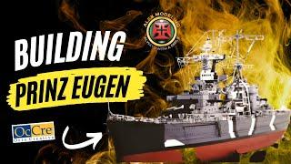 BUILDING #OCCRE PRINZ EUGEN HEAVY CRUISER,  HULL AND DECK!