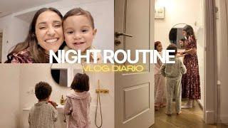 NIGHT ROUTINE con tres peques  + Pruebo la YOGURTERA  | VLOG