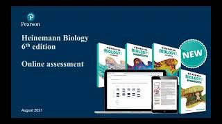 *New* eBook + assessment in Heinemann Biology 6th edition