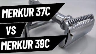 Merkur 37C vs 39C Slant Razors - Comparing Differences and Shave