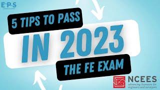 THE TOP 5 TIPS for Passing the FE EXAM IN 2023 (You need to do these to pass)