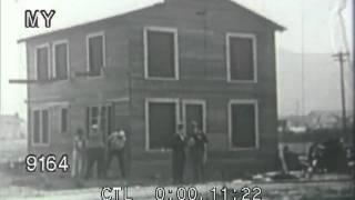 1920s House Collapses Gag W/ Stan Laurel