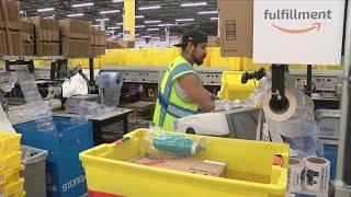 Inside look at Amazon Fulfillment Center in Fresno