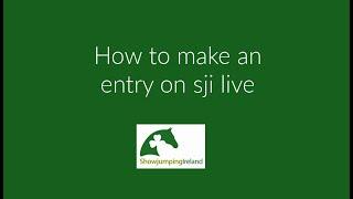 SJI Live Entries