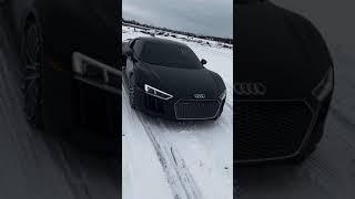 lack  & White  Audi R8 V10 