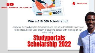 Studyportals Scholarship 2022