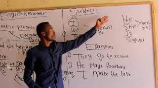Simple present tense (part one )macalin mullah .