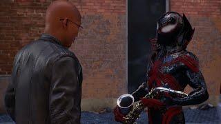 Miles Tries To Find The Stolen Instruments With The Dark Ages Suit - Spider-Man 2
