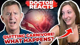 She Quit Carnivore & This Is What Happened To Her Heart Health! - Doctor Reacts