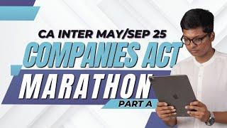 COMPANIES ACT - MARATHON - PART - A - CA INTER - MAY / SEP 25