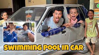 Making Swimming Pool in Car Gone Wrong