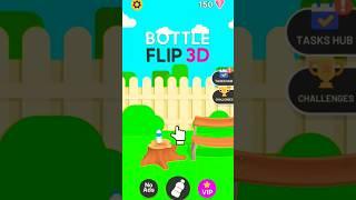 Bottle flip 3D game level 6-7#shorts #games #bottleflip