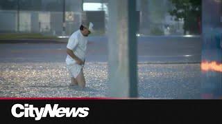 Severe thunderstorms in Calgary cause damage to Airport and surrounding areas