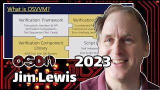 Quick Overview of OSVVM, VHDLs #1 Verification Methodology -- Jim Lewis at OSDA 2023