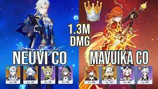 Neuvillette C0 & Mavuika C0 with best support & f2p 4 units spiral abyss floor 12 genshin impact