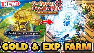 BEST *F2P FRIENDLY* TEAM! Best Units to Clear Hero & EXP Dungeon! | 7DS: Idle Adventure