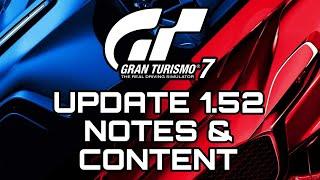 Gran Turismo 7 | Update 1.52 Notes & Content