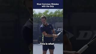 The #1 grip mistake in tennis—are you making it?  #tennis #tennistips #tenniscoach #grip