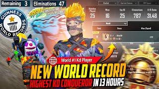 Highest Kd Conqueror New Record | Smuk Op | PUBG MOBILE