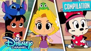 Mega Chibi Tiny Tales Compilation! | Disney Princess, Mickey Mouse, Lilo & Stitch | @disneychannel