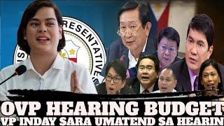 LIVESTREAM: Vice President Sara Duterte attends the House hearing on the OVP's spending