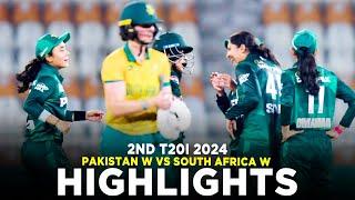 Full Highlights | Pakistan Women vs South Africa Women | 2nd T20I 2024 | PCB | M3E1K