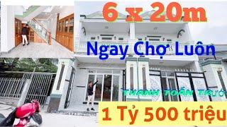 Chính Chủ Kẹt Vốn Chỉ THANH TT 1 tỷ 500tr , sở hữu căn nhà đẹp 1 trệt 1 lầu,6 x 20m nở hậu