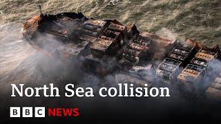 Man arrested in connection with North Sea collision | BBC News