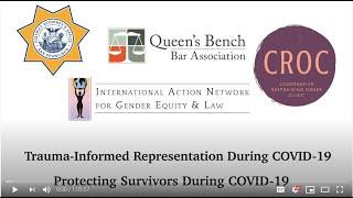 Protecting Survivors During COVID-19: An IANGEL Training Video