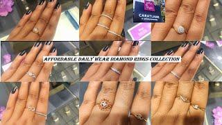 Affordable Daily Wear Diamond Ring Collection from Caratlane || My Diamond Ring Shopping️️