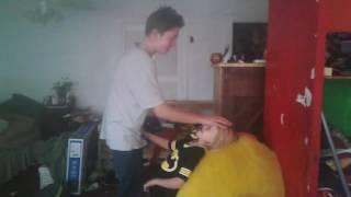 The world's best fight in the world Matthew strickland  v.s Jason Strickland videod by David bestwon