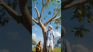  farmer Magical Spray To tree #ai #tree #monkey #farmer