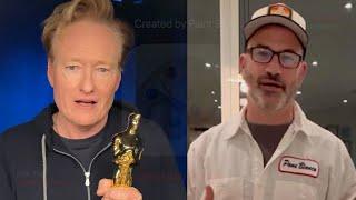 Kimmel Reacts To Conan Taking Over As Oscars Host