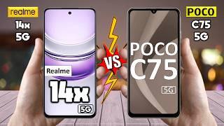 Realme 14x Vs Poco C75 5G - Full Comparison  Techvs