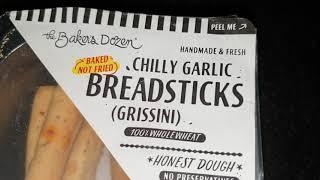 The Baker's Dozen - Chilly Garlic Breadsticks - Grissini - Review