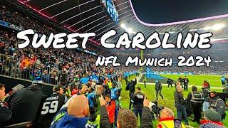  NFL fans singing "Sweet Caroline" I Panthers @ Munich Game 2024