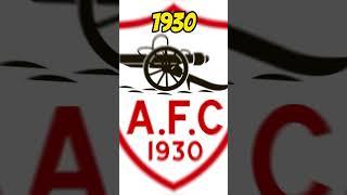 ARSENAL Crest History 1888-2024! #football #premierleague #Arsenal