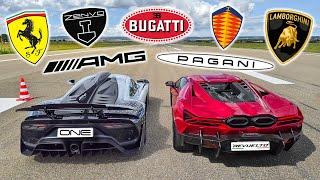 HYPERCAR DRAG RACE SHOWDOWN! The World's Most Expensive Cars