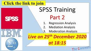 SPSS Training Part 2: # Mediation and Moderation Explained: Hayes Model 1 and 4